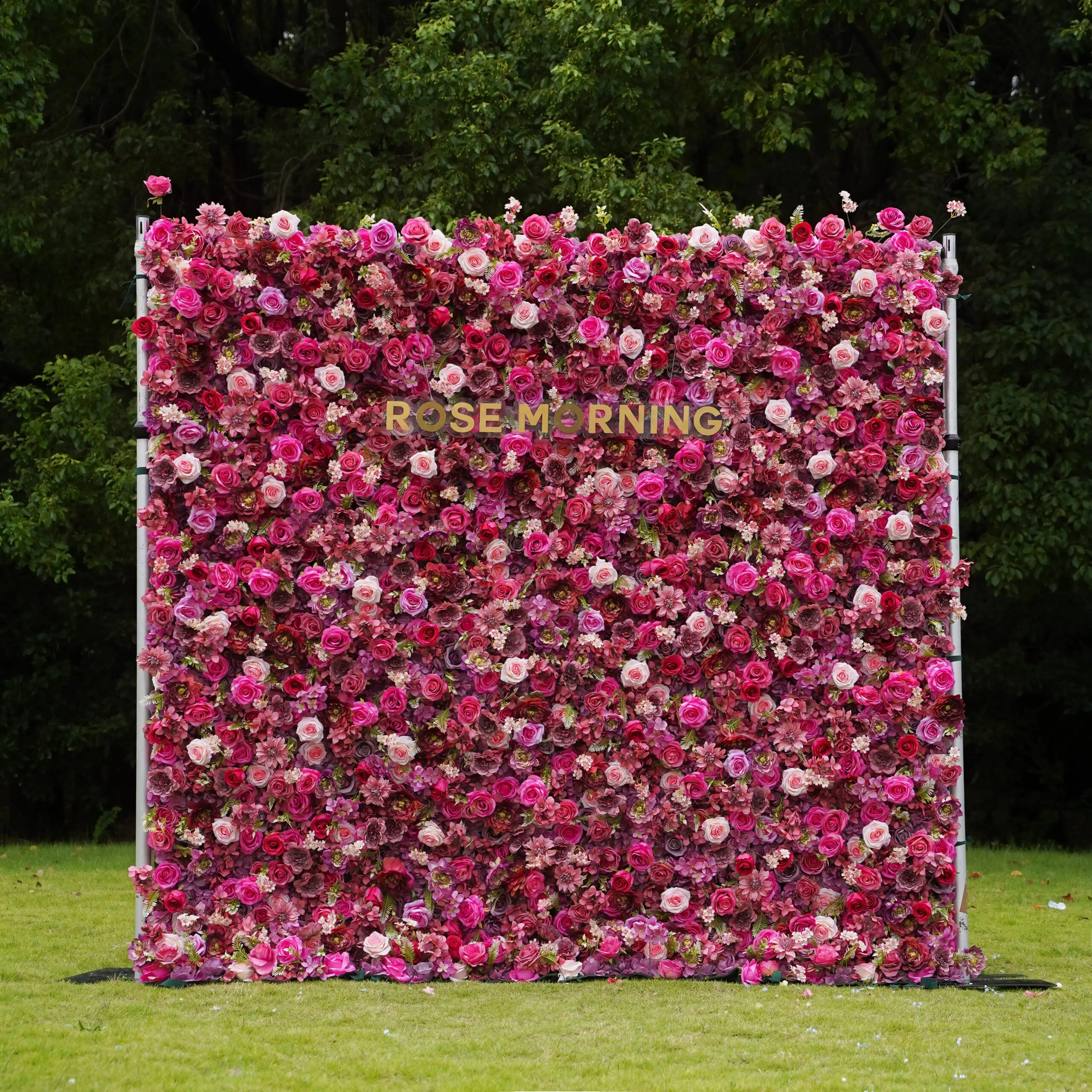 blossom 3d fabric artificial rolling up curtain flower wall rose morning 27026866.jpg