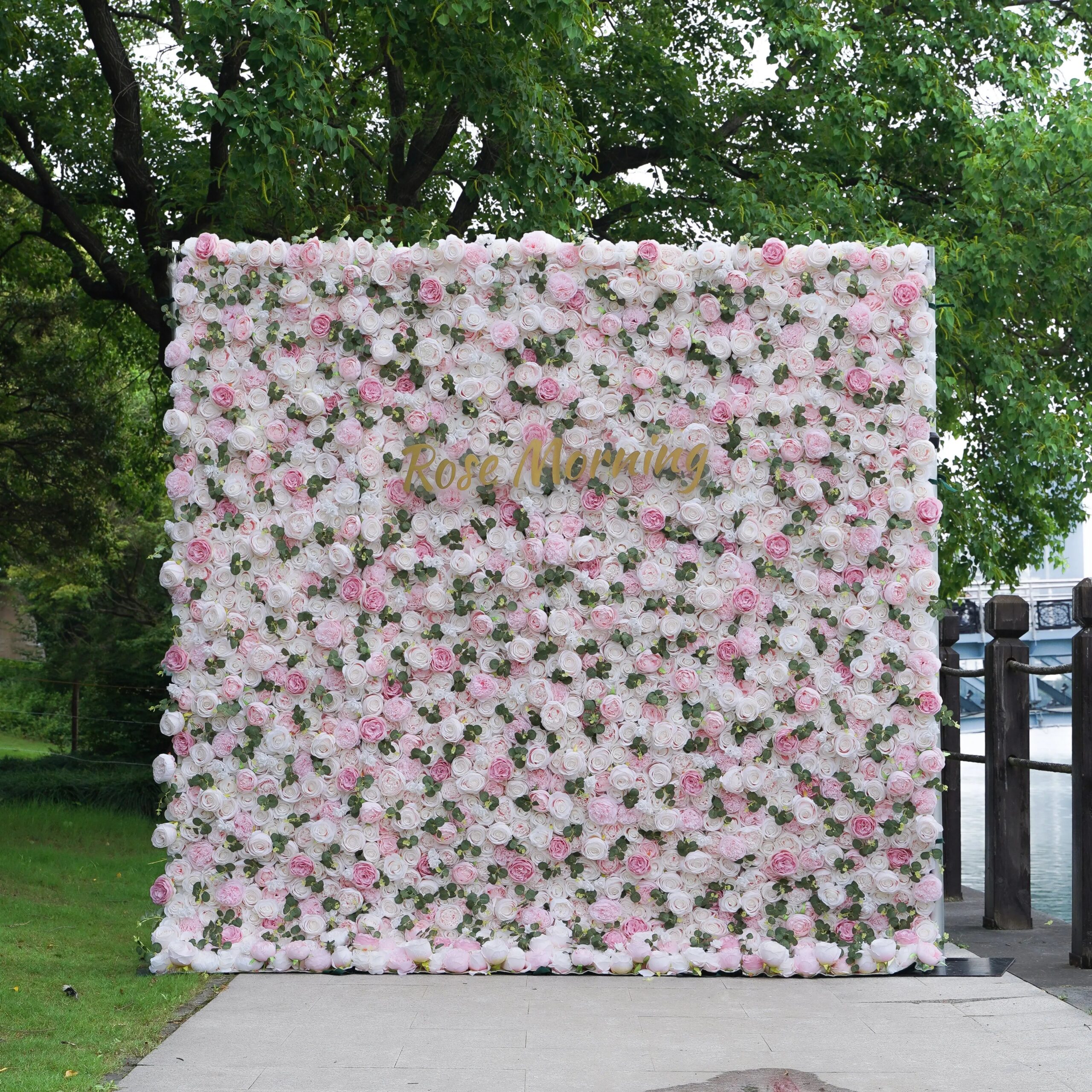 cathy 3d fabric artificial rolling up curtain flower wall rose morning 27765443.jpg