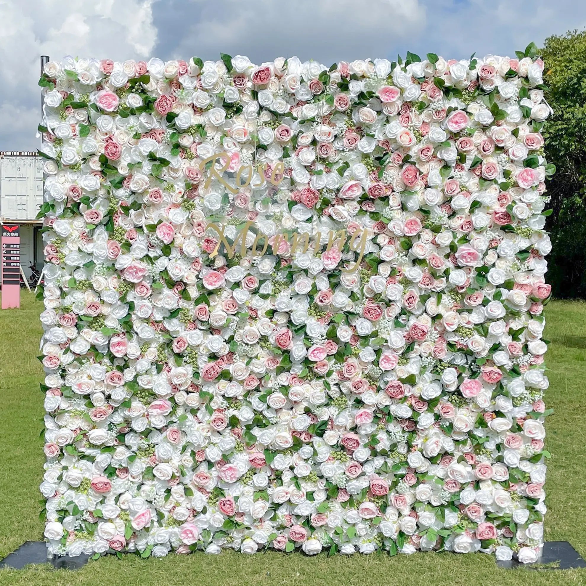 cindy 3d fabric artificial rolling up curtain flower wall rose morning 27814766.jpg