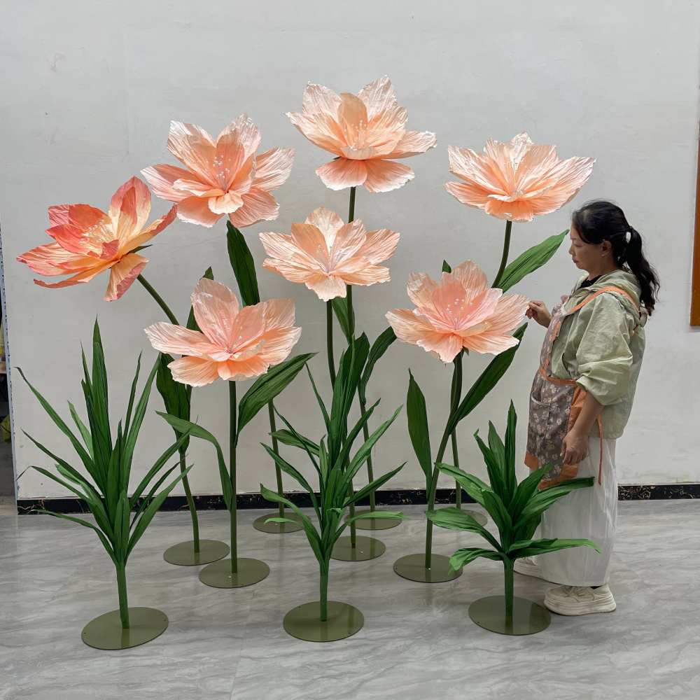 dkb wholesale trending champagne giant paper flower.jpg