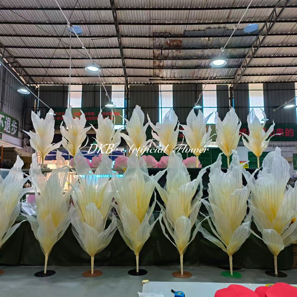 giant gradient organza flower wedding faux flower.jpg