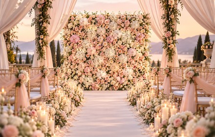 婚礼花墙 440x280